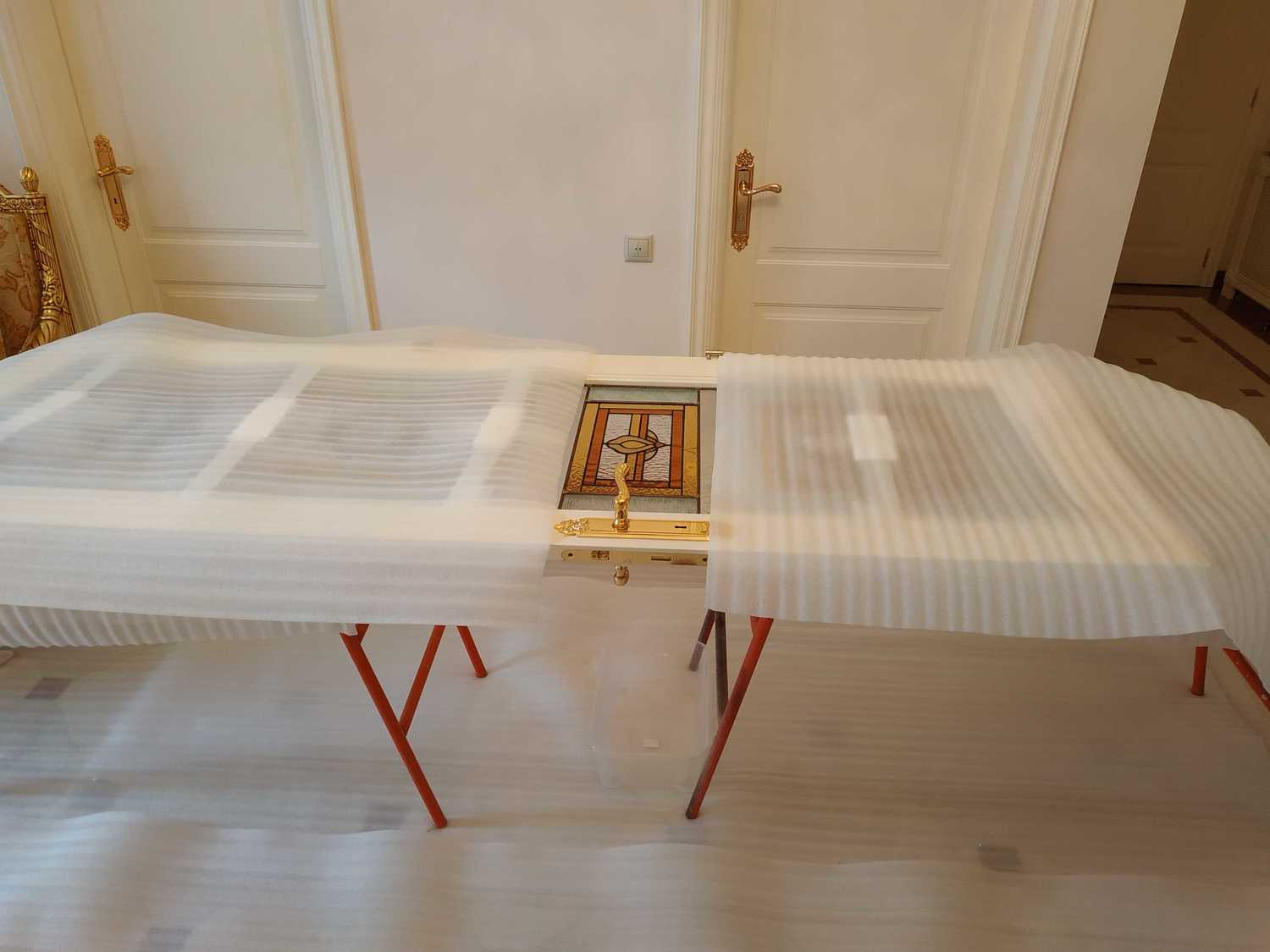 3. Реставрация происходит на масте