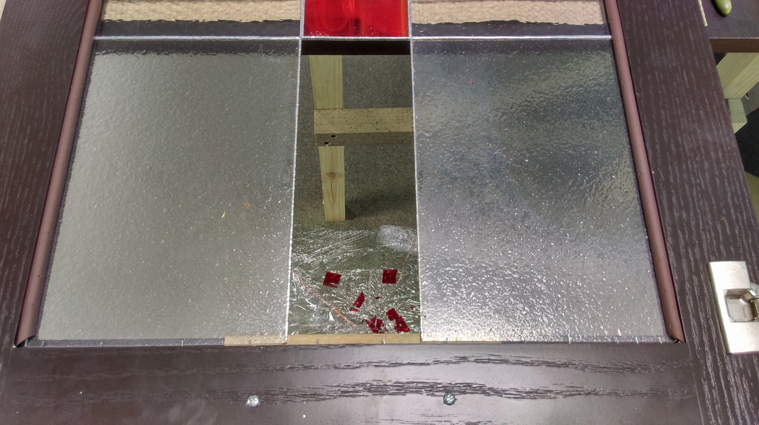 3. процесс разборки витража тиффани