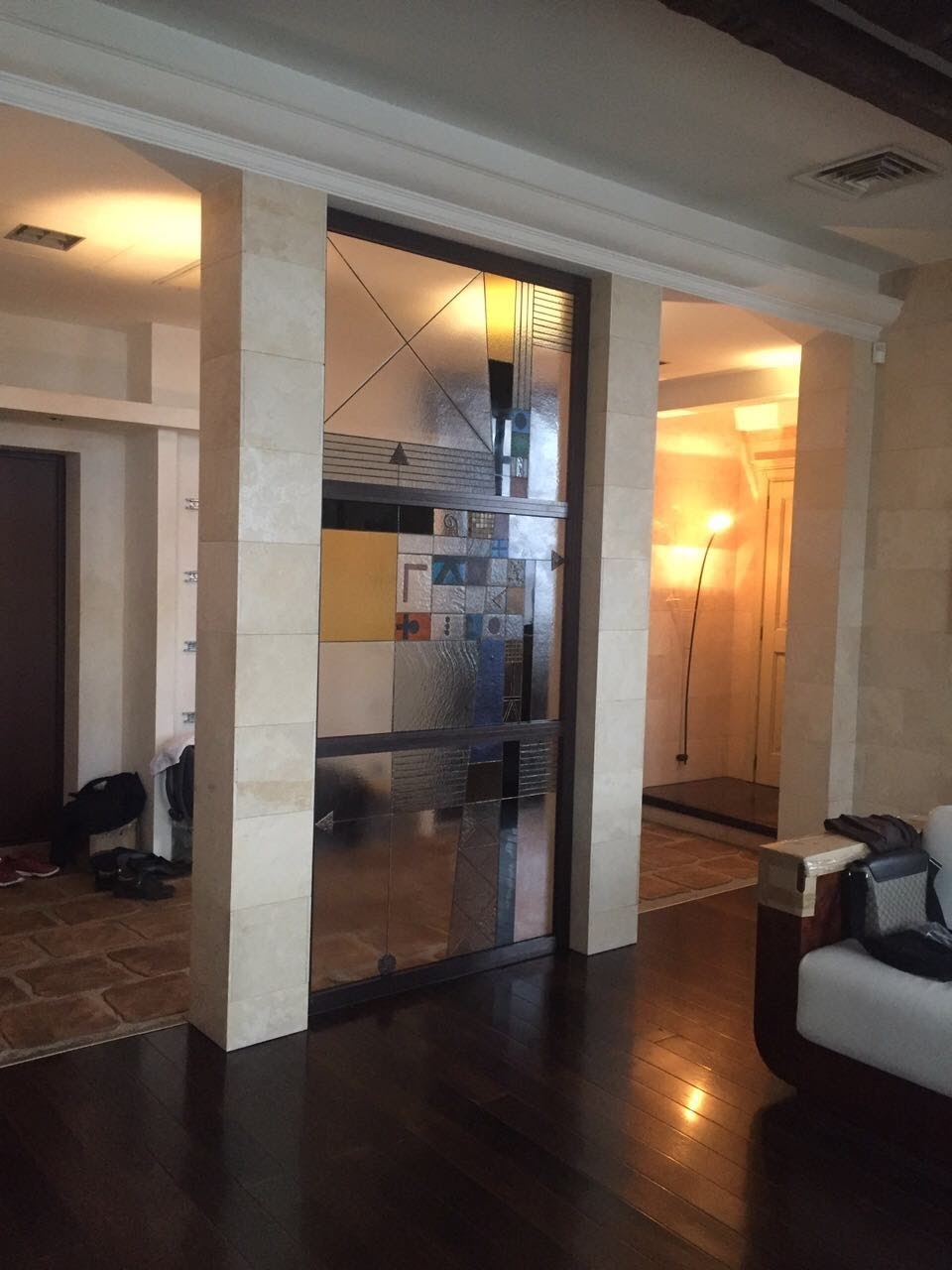 6. Монтаж витража тиффани